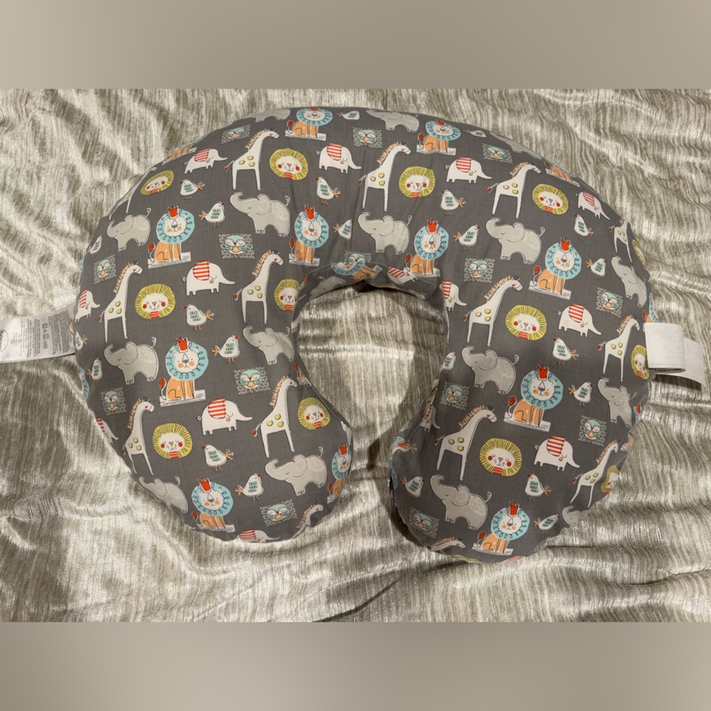 Boppy Nursing Pillow with Adorable Circus Theme Cover